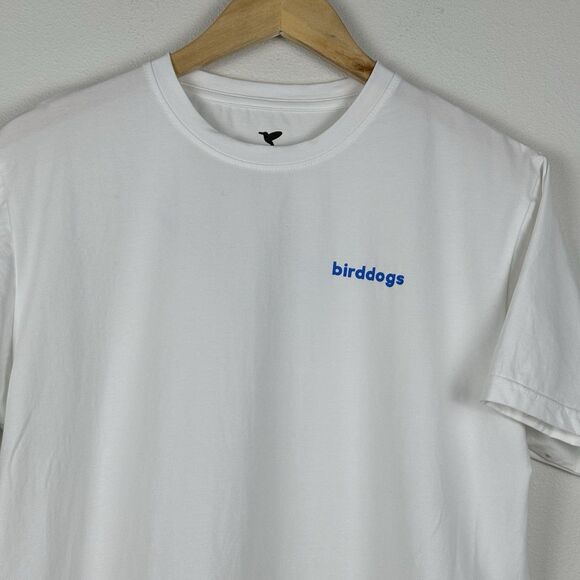 Birddogs Crew Neck T-Shirt Lightweight Paint Splatter Graphic Bird Men's Large - Picture 2 of 6